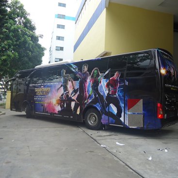 Large Format Vehicle : Guardians of the Galaxy Bus