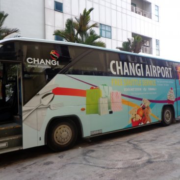 Large Format Vehicle Changi Airport Bus – PA 9267T