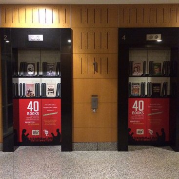 Large Format Product Advert : 40 Books