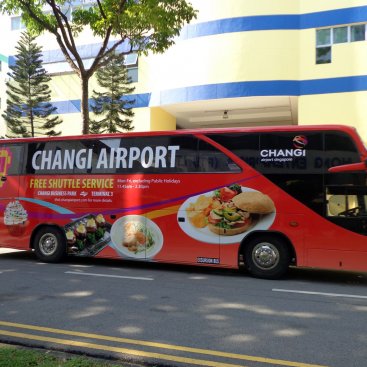 Large Format Vehicle Changi Airport Bus – PC 9995P