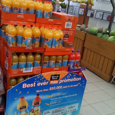 POS Display : Minute Maid