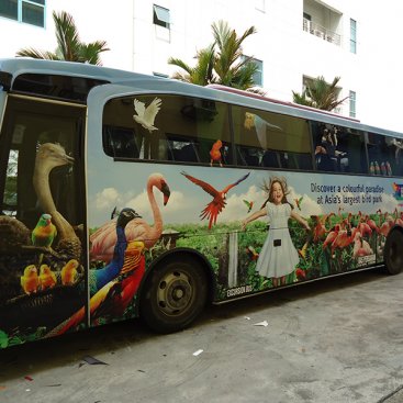Large Format Vehicle : Jurong Bird Park