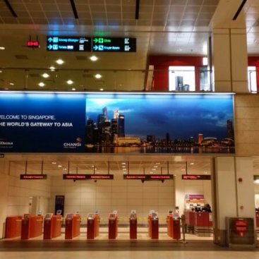 Large Format Outdoor Media : Changi Airport