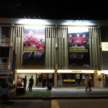 Large Format Product Advert : Maybank